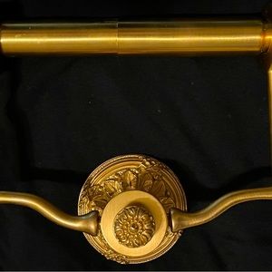 Vintage brass cabinet knobs, towel hooks ,hand towel rings, toilet paper holders